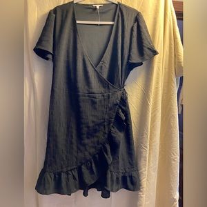 Black Maurice’s wrap dress